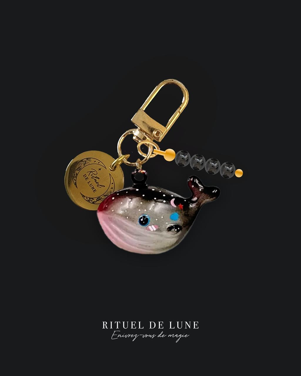 Gri-gri baleine enchantée Maneki Kujira