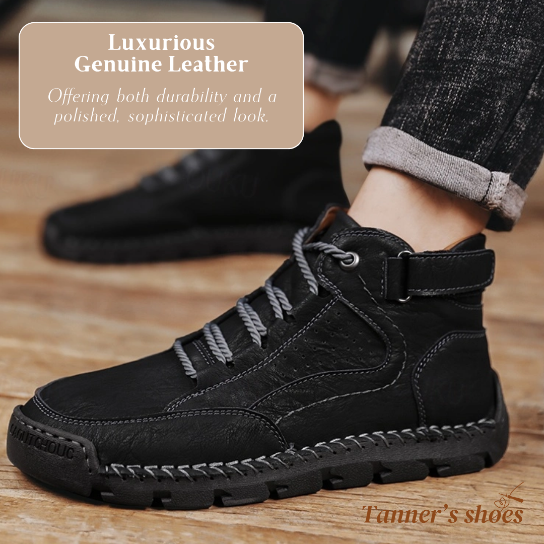 Charles | Chaussures de randonnée en cuir PU orthopédique