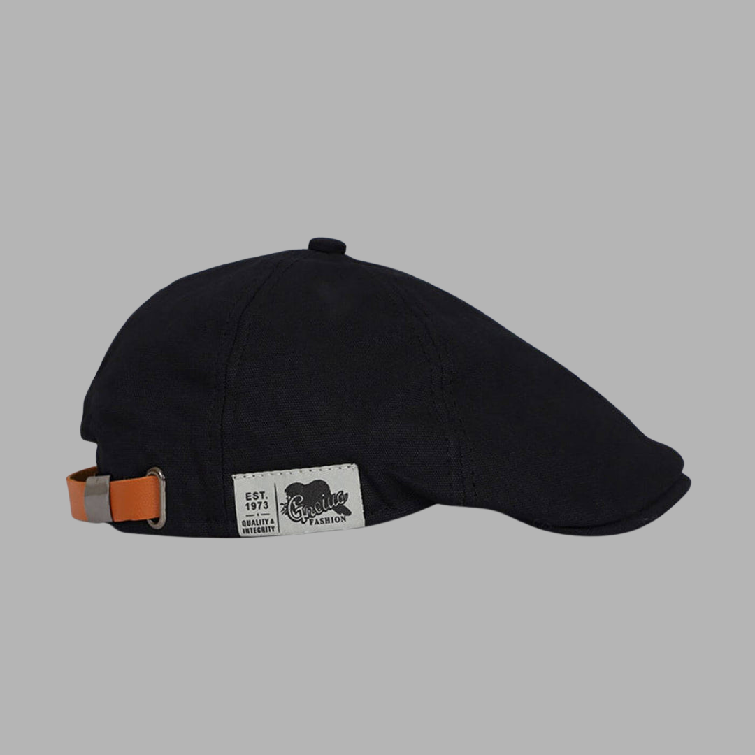 AXEL | CASQUETTE NOIRE CLASSIQUE POUR LES AMOUREUX DU STYLE