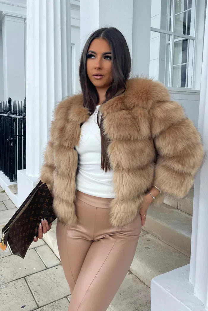 Yani - Veste en Fausse Fourrure Confortable