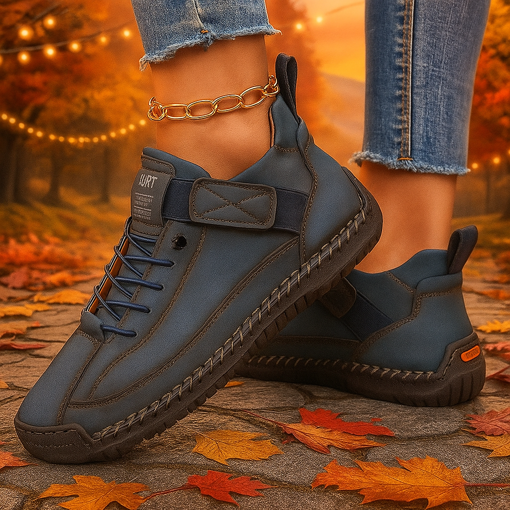 Yani -Baskets Confort Orthopédique Bleu foncé Baskets Confort Orthopédique Bleu foncé