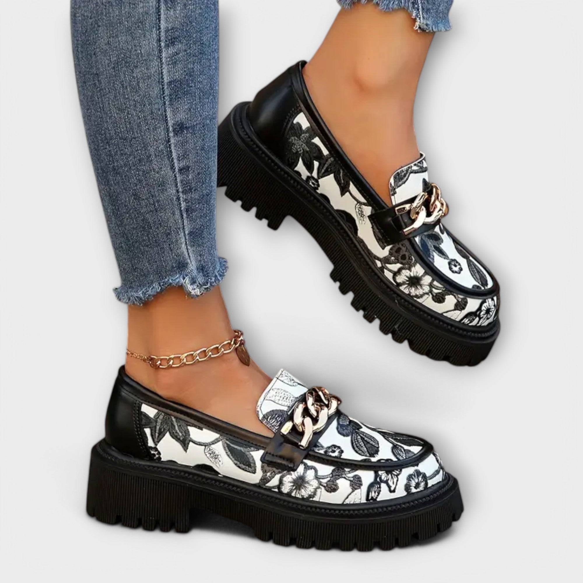 Sandra™ Mocassins Retro Élégants