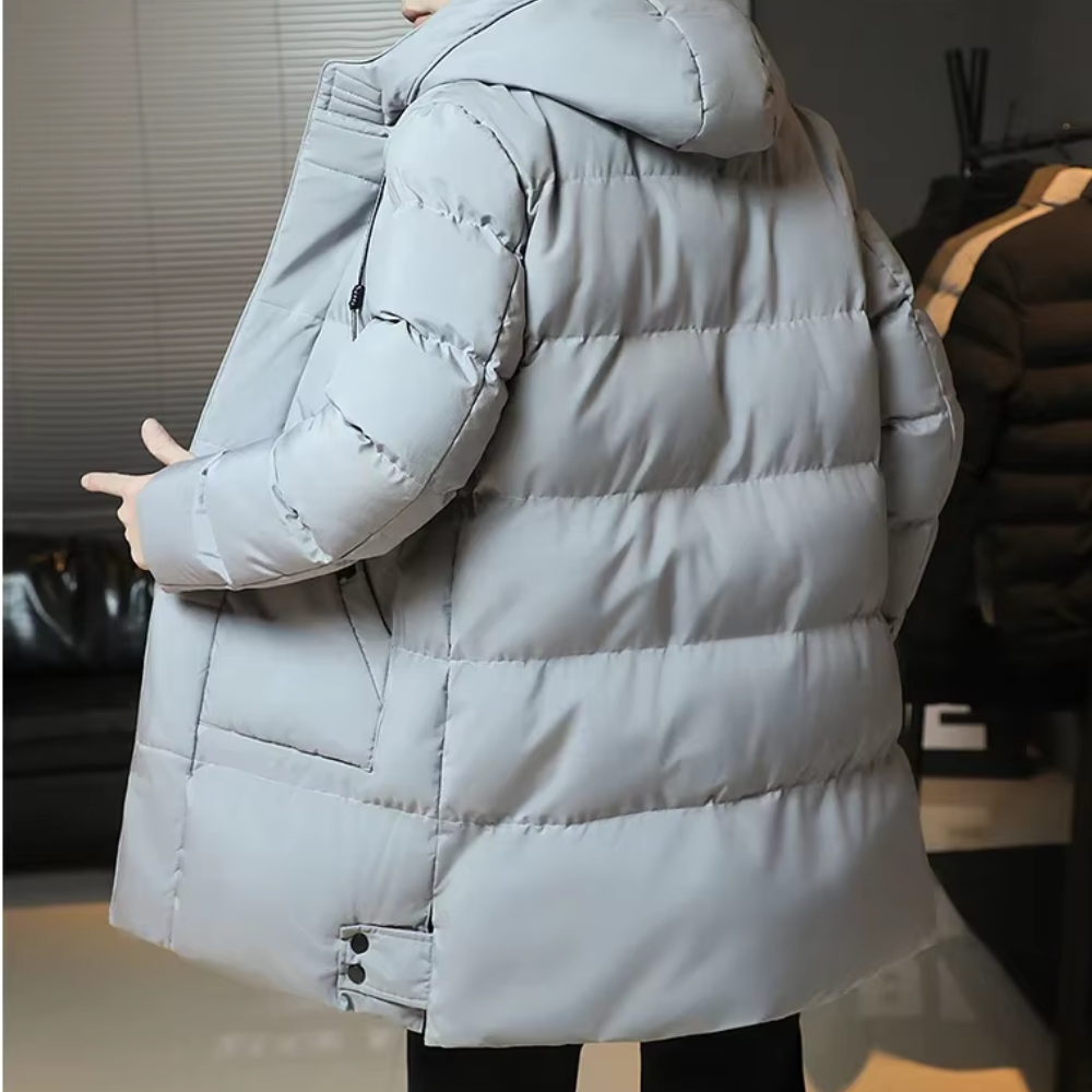 Manteau Long Élégant d'Hiver