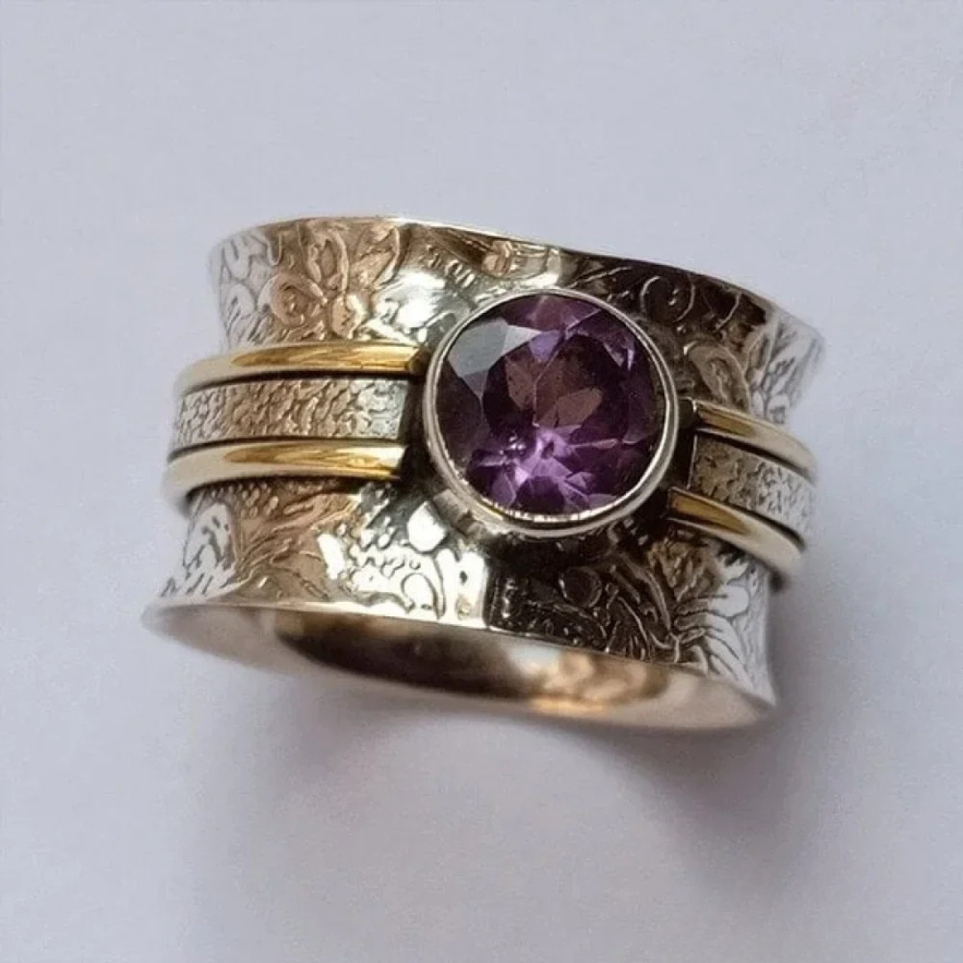 Bague de méditation en cristaux bohèmes