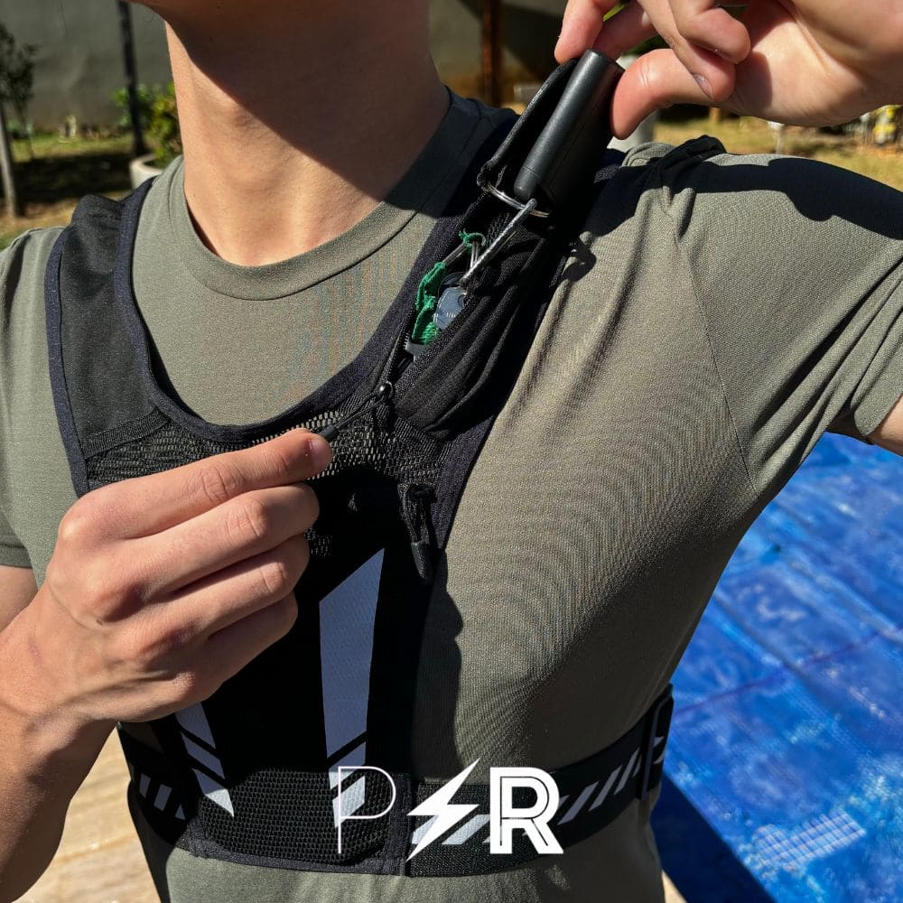 Gilet de Course Ultra-léger Réfléchissant - PacePro + Gourde d’Hydratation (Gratuite)
