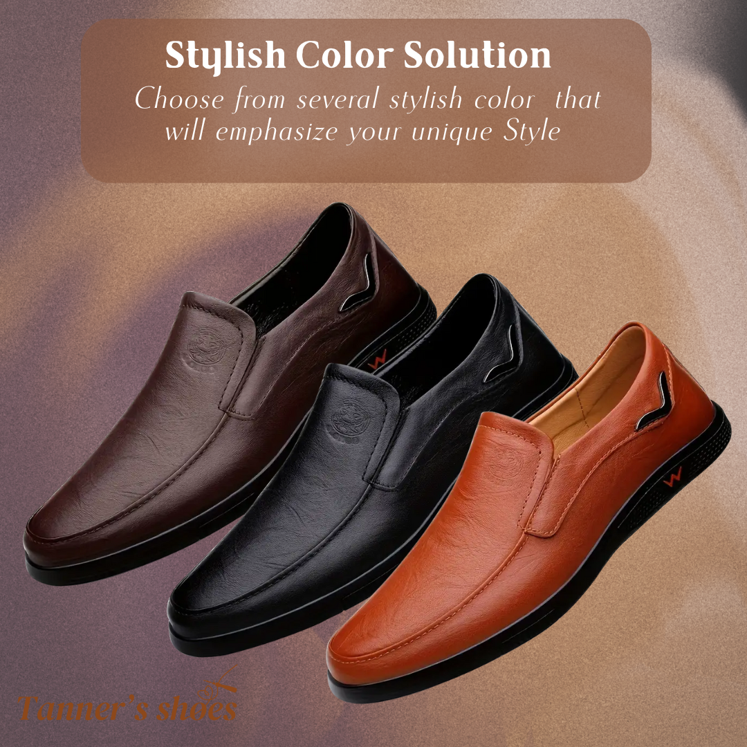 Aiden | Chaussures en cuir décontractées à enfiler