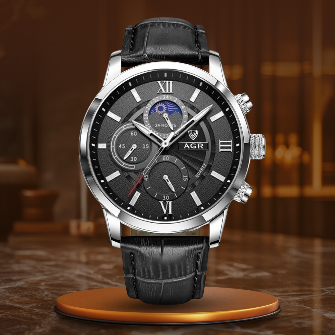 Montre Quartz en Cuir Luxe™ - Olsen & Olsen
