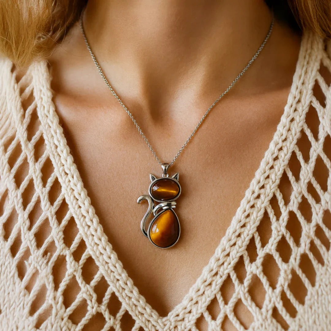 Pendentif Chat Protecteur