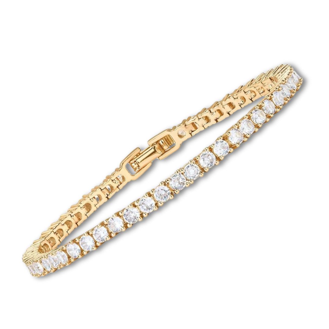 Bracelet de Tennis Moissanite | Or