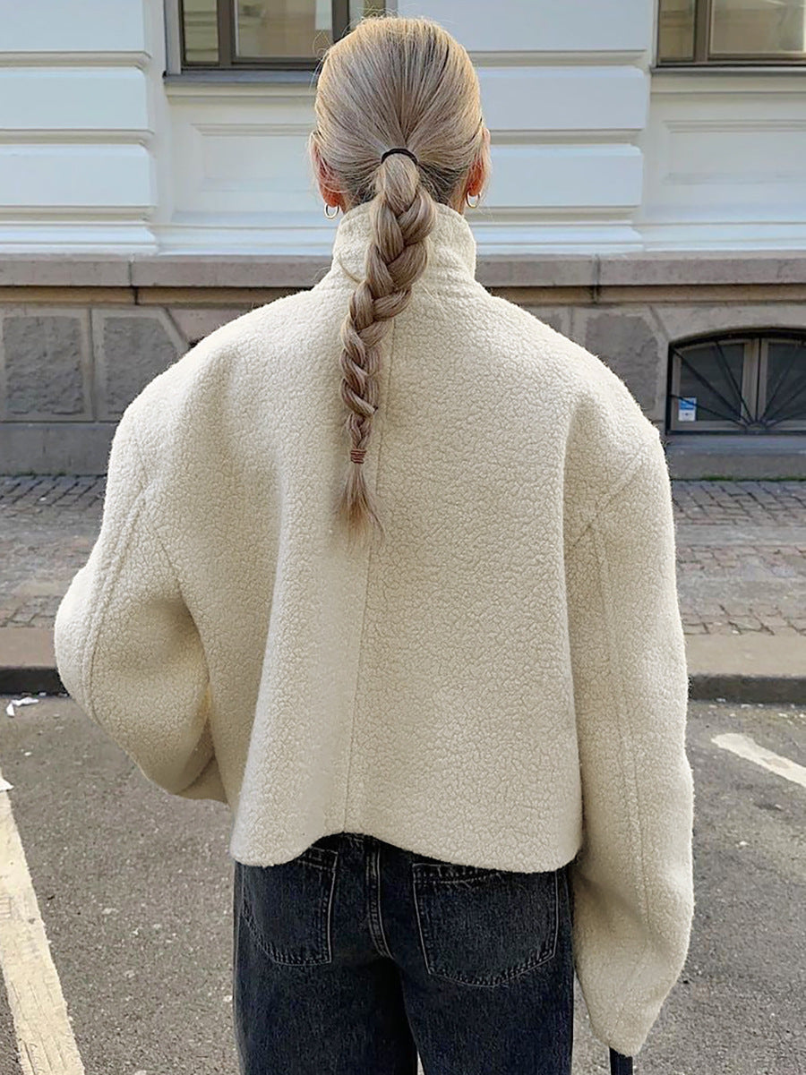 Yani - Veste en Fleece à Col Montant Douillet