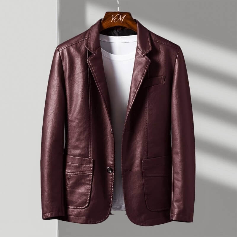 Veste en cuir Alessandro Verdi