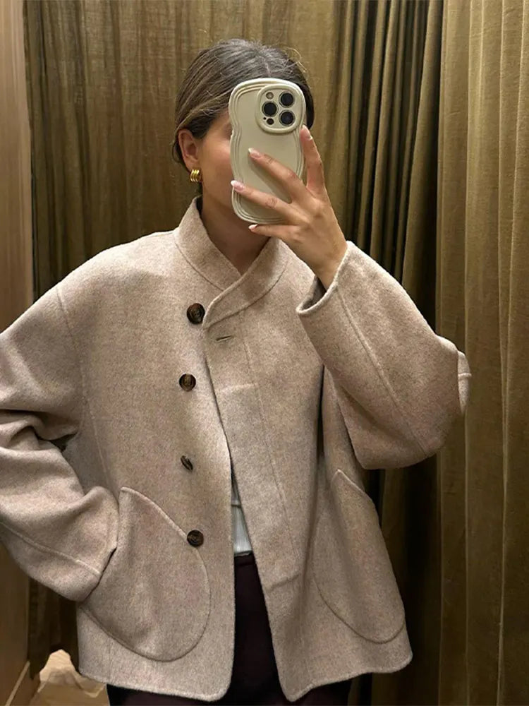 Yani - Manteau Oversized en Mélange de Laine