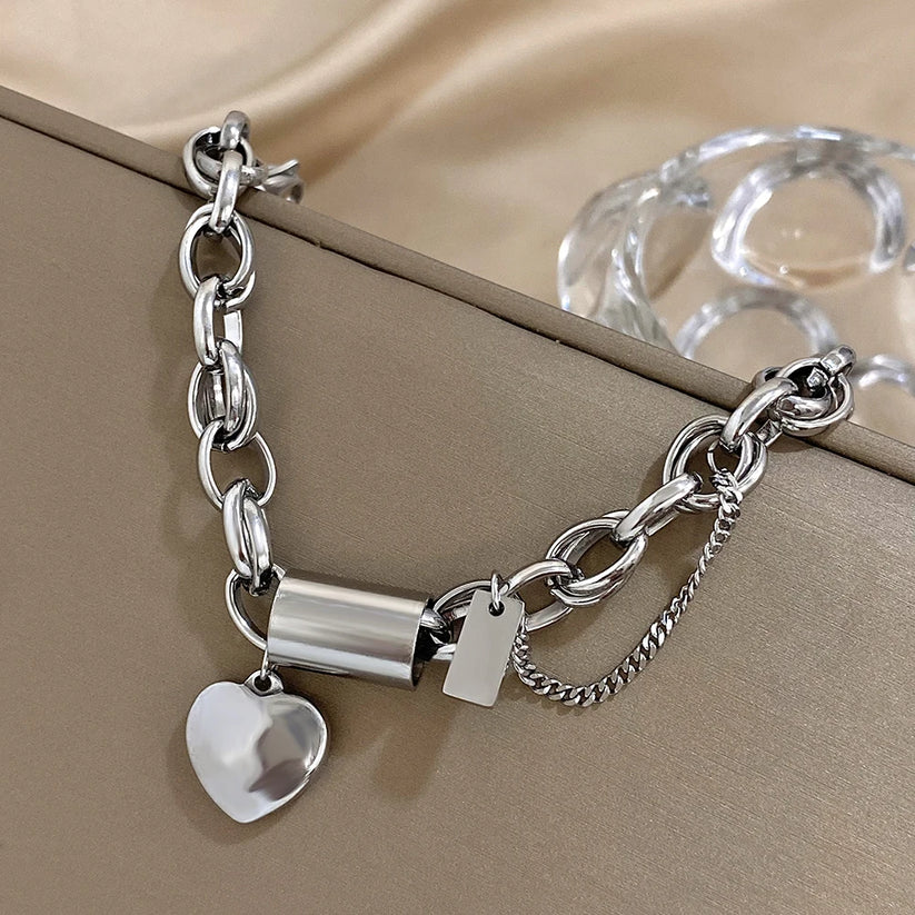 Bracelet Chunky Heartened | Or