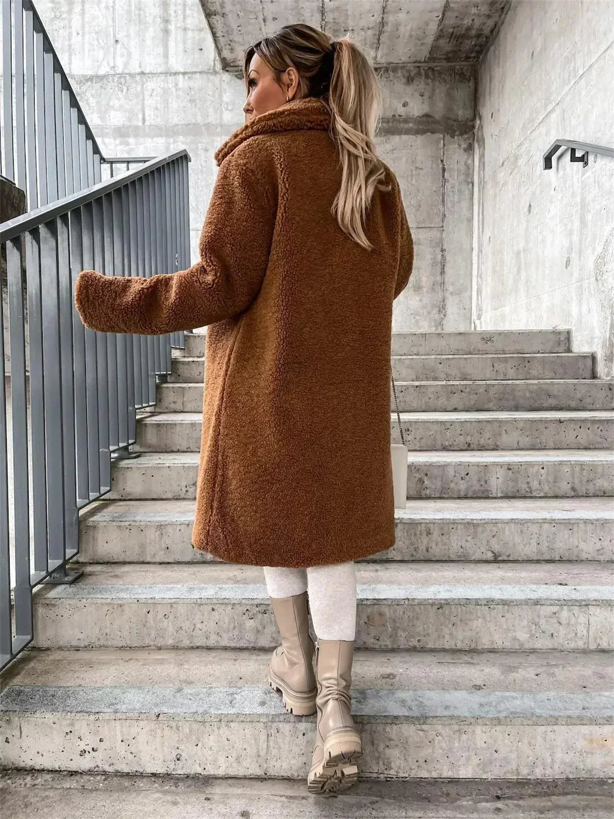 Yani - Manteau Teddy