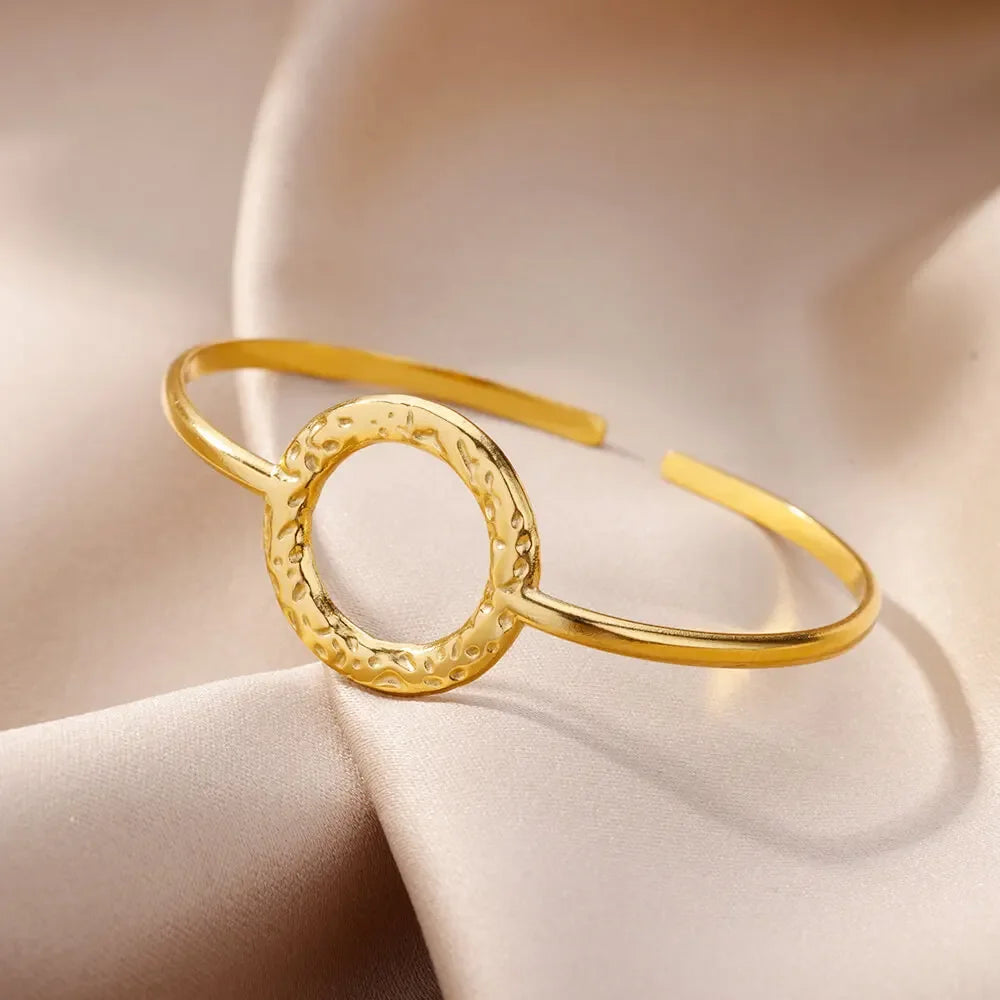 Bague Égyptienne Dorée à 3 Anneaux