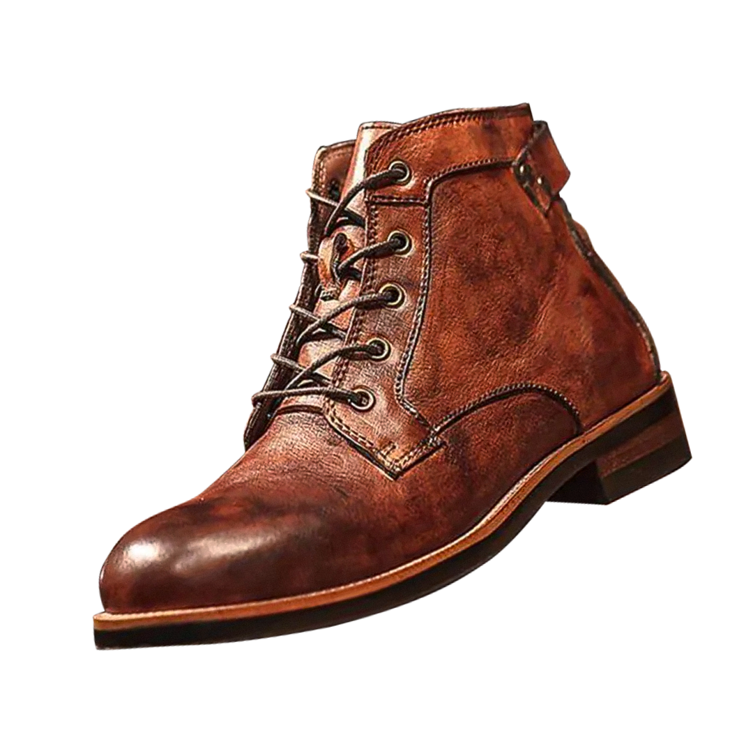 Mark | Bottes en cuir rétro classiques pour hommes