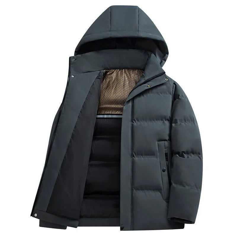 Veste en Fleece à Capuche Élégante