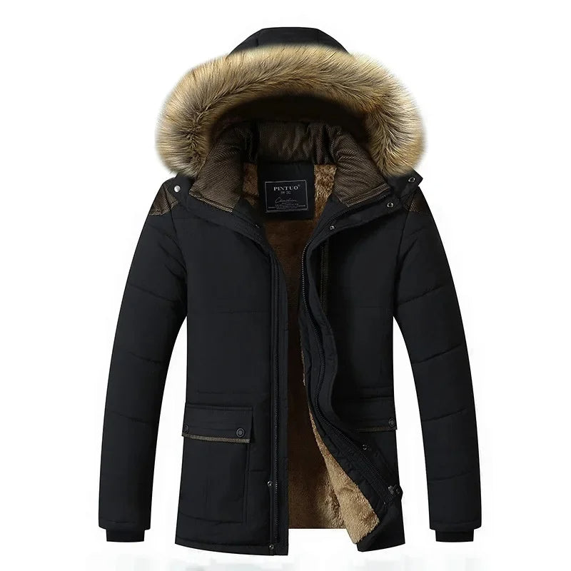 Yani - Elegante wattierte Fleece-Winterjacke