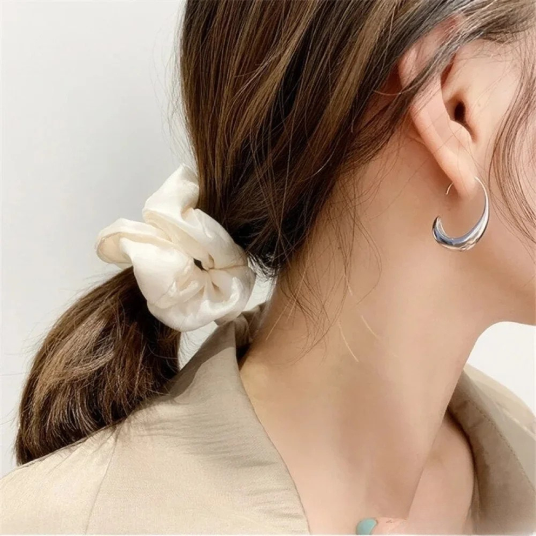 Boucles d'oreilles en finition or et en argent