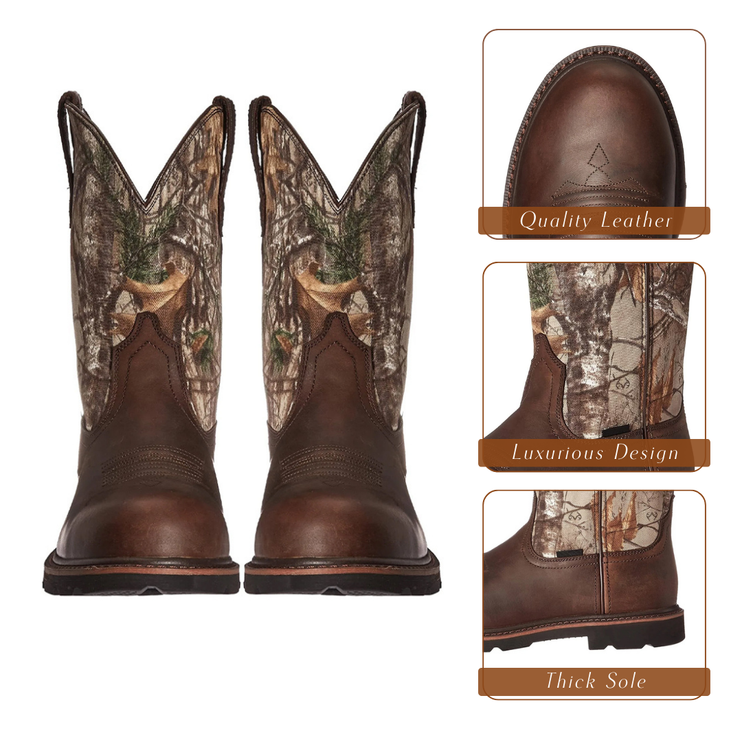 Nicklas | Bottes en Cuir pour Hommes Inspirées par le Vintage