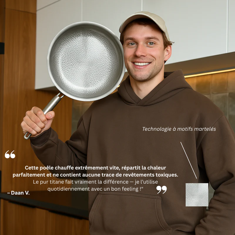 Poêle en Titane Hammered Pro