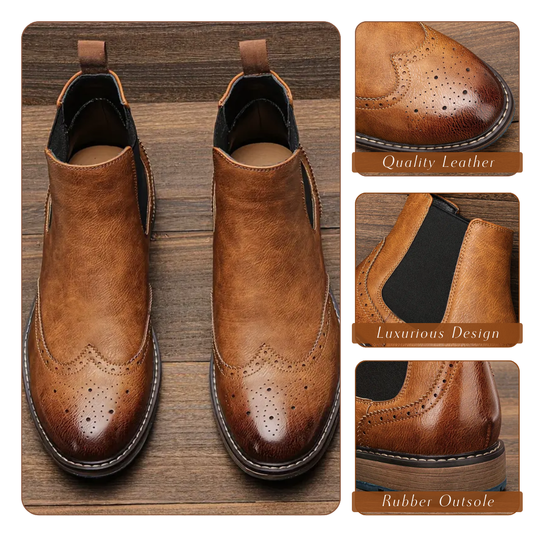 Johan | Bottes hautes slip-on résistantes à l'usure et antidérapantes