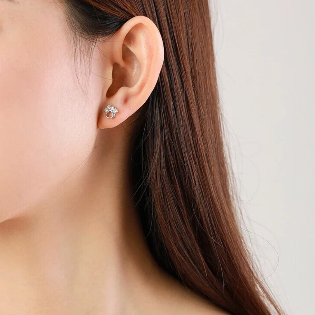 TALIAIE - Boucles d'oreilles en argent avec zirconium