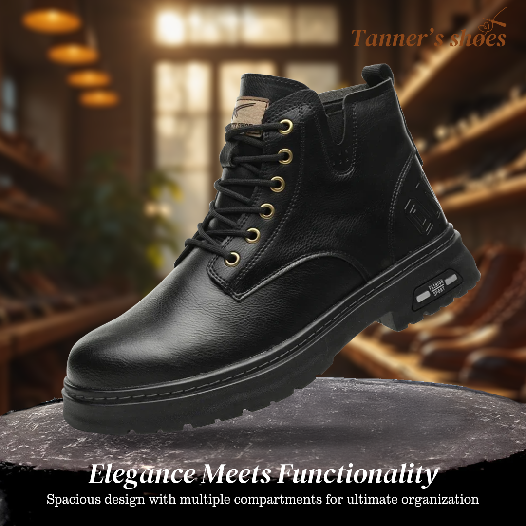 Walter | Bottes à lacets cool avec zip latéral pour hommes