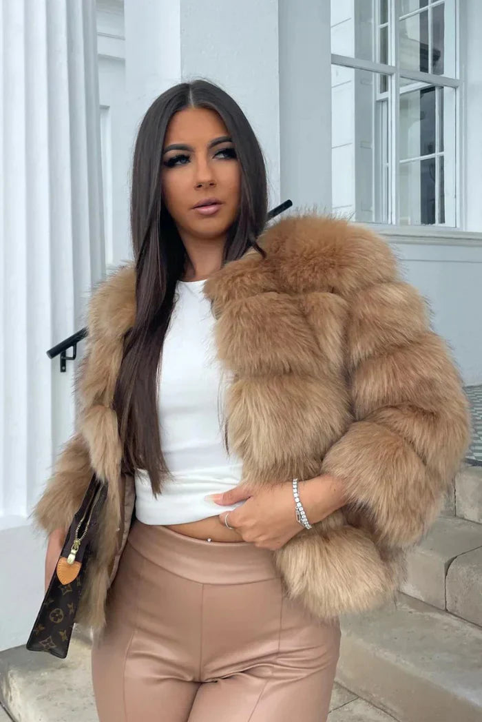 Yani -  Veste en Fausse Fourrure Confortable