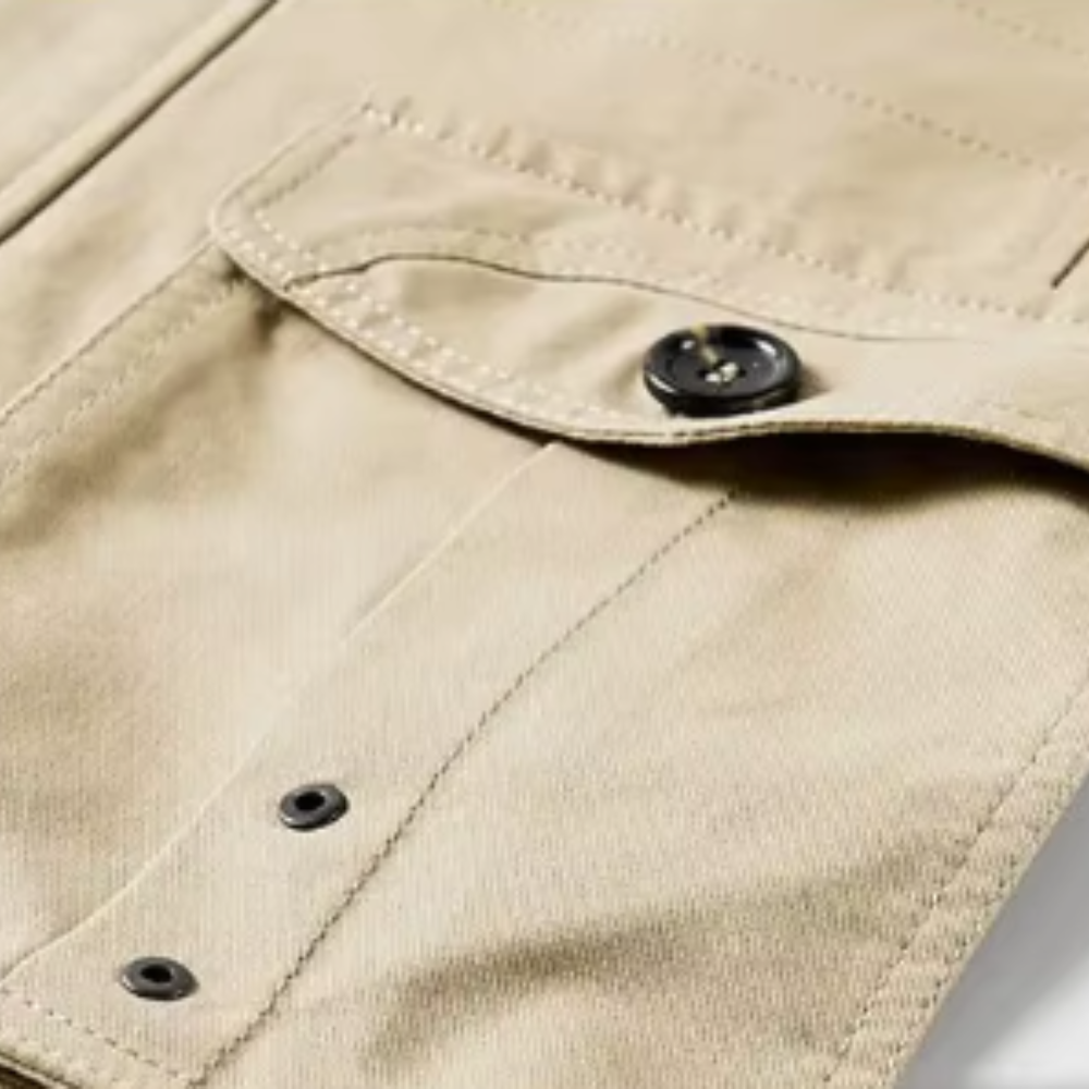 Veste Élégante à Poches Multiples