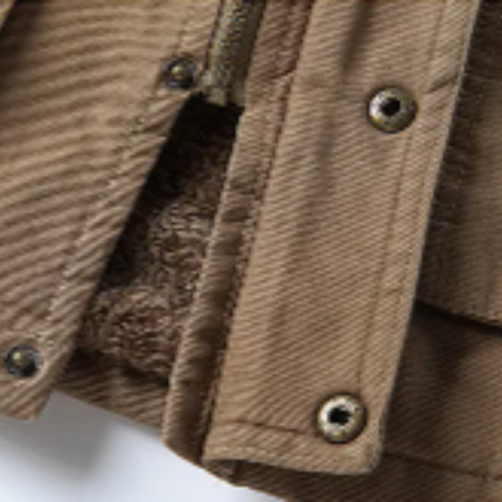 Veste d'Hiver Élégante et Coupe-Vent