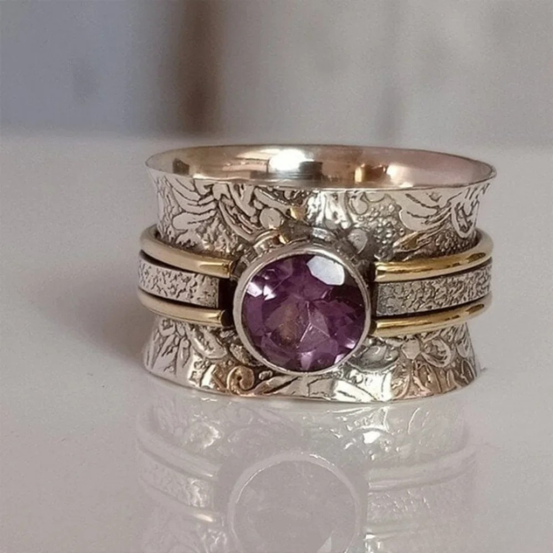 Bague de méditation en cristaux bohèmes