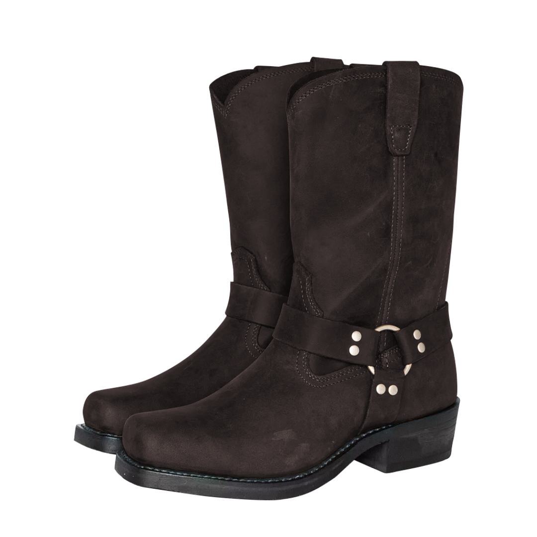 Elias | Bottes en cuir rétro mi-mollet