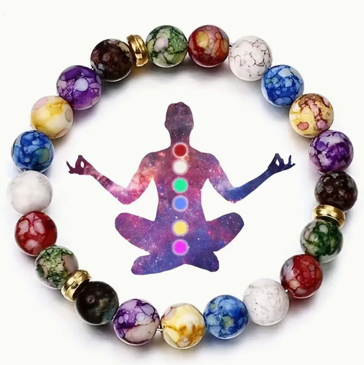 Harmonie Cosmique – Bracelet 7 Chakras