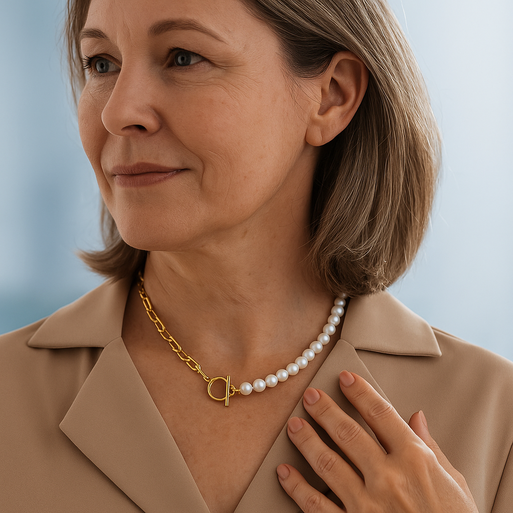 Ensemble de perles d'eau douce Marie-Caley