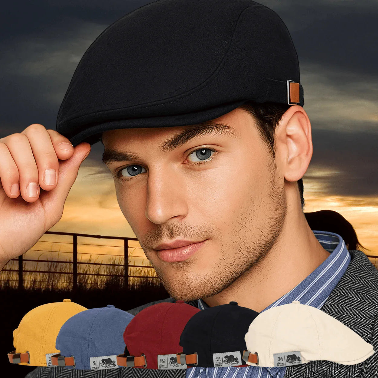 Béret Patrimoine Urbain | Style masculin intemporel avec une coupe moderne