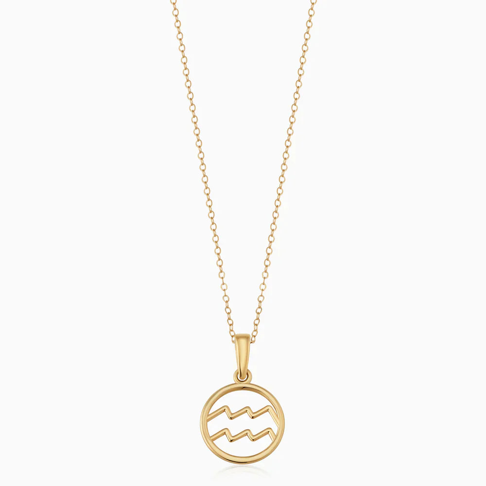 Collier Signe Astrologique | Or Blanc