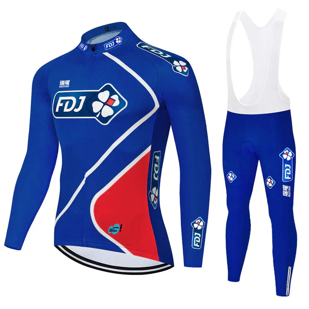 FDJ | Ensemble de cyclisme professionnel à manches longues