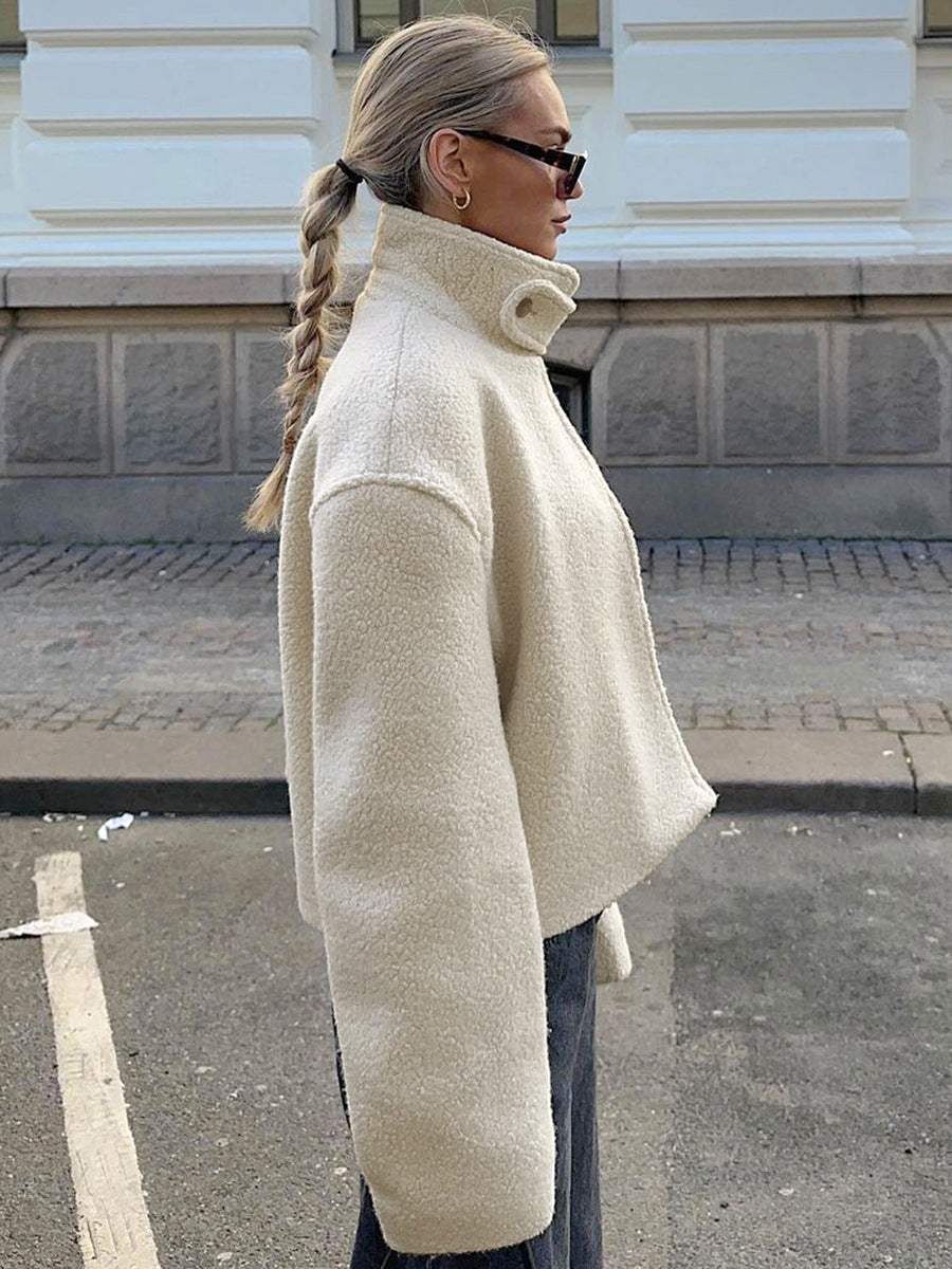 Yani - Veste en Fleece à Col Montant Douillet