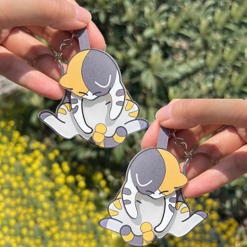 Porte-clés œufs et chaton