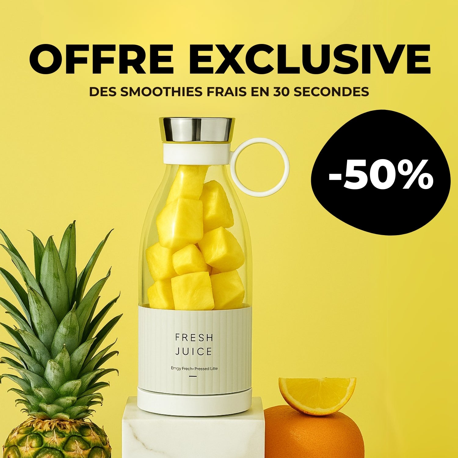 Des Smoothies Frais en 30 Secondes -  Sans Effort