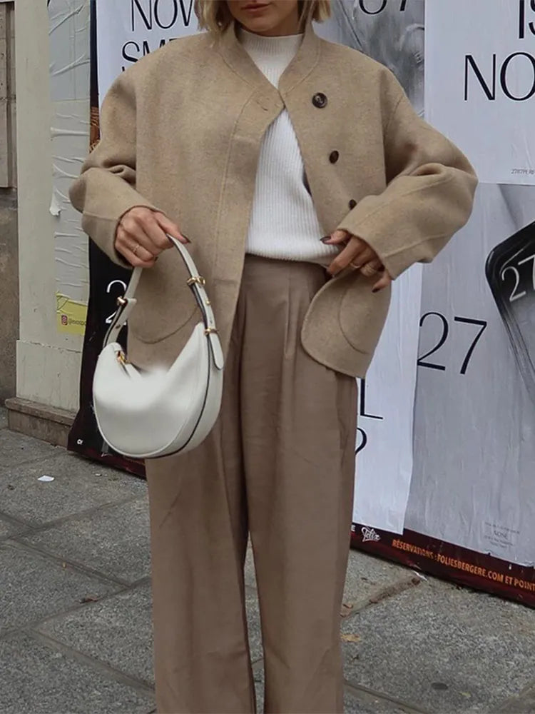 Yani - Manteau Oversized en Mélange de Laine