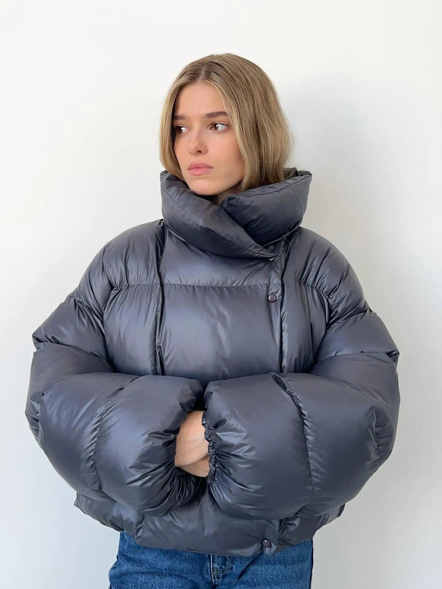 Yani - Veste Puffer Oversized à Double Couche