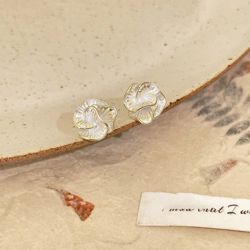 Boucles d'Oreilles Fleurs | Or