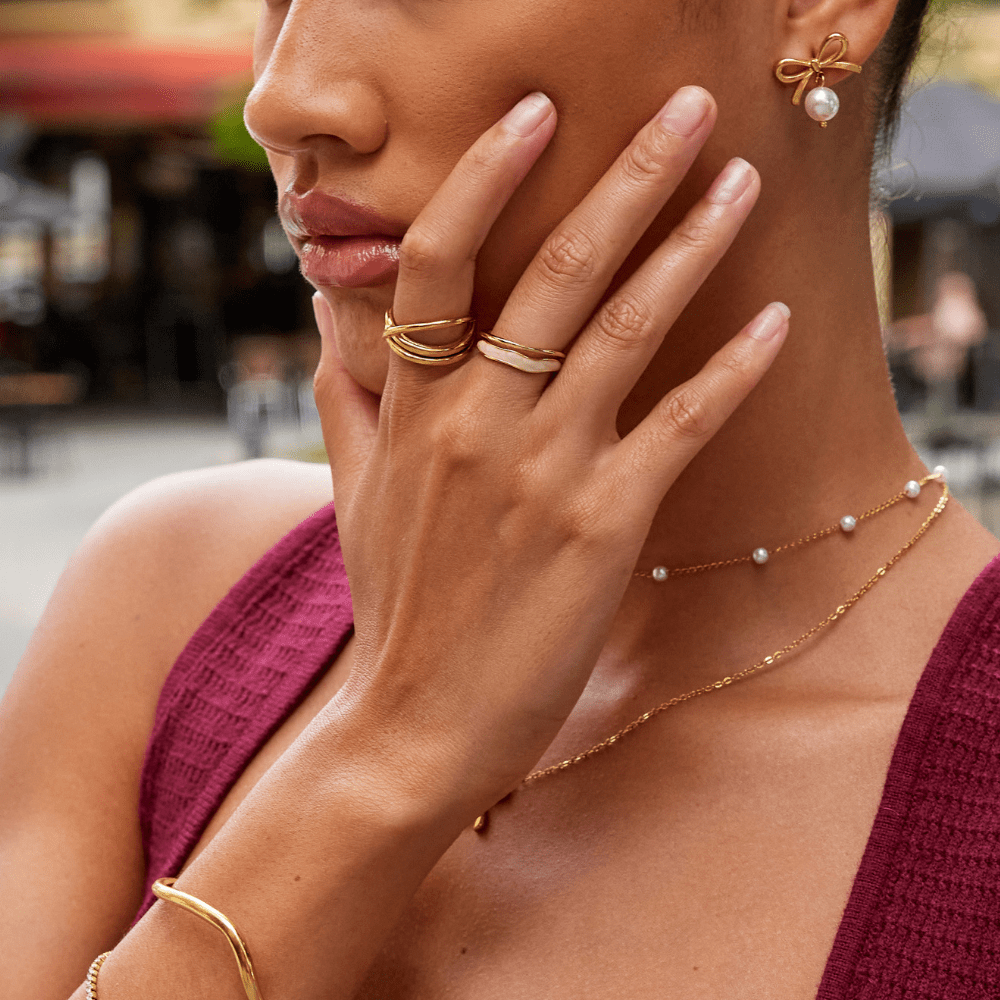 Bague à boucle infinie Brooke