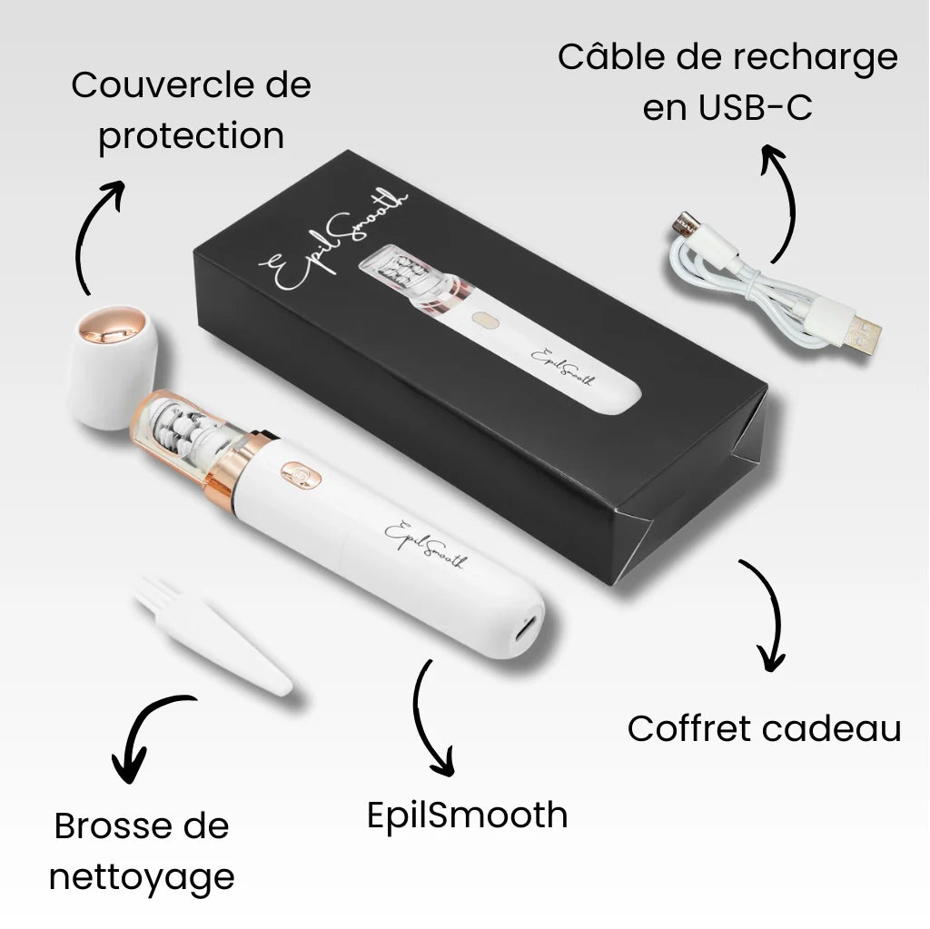 EpilSmooth⎪Épilateur pour le visage