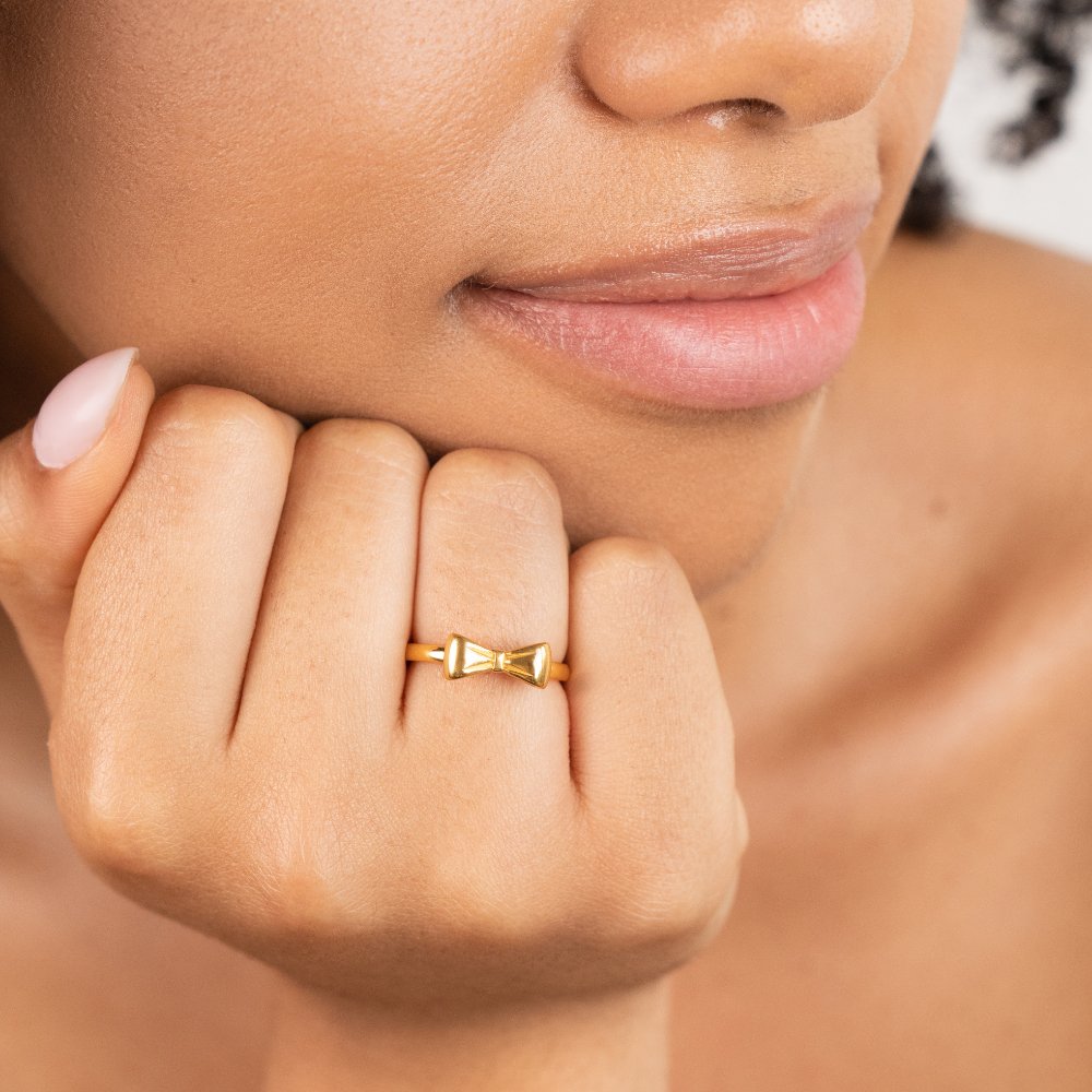 Bague à nœud en or Ellie