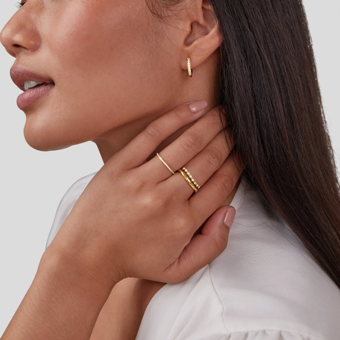 Bague d'éternité en cristal