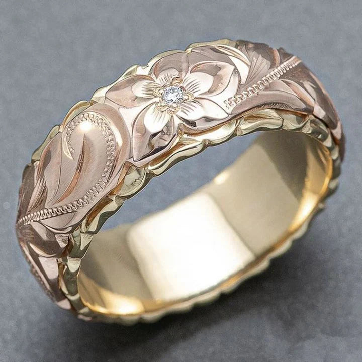 Bague en Or Vintage Rose Blume