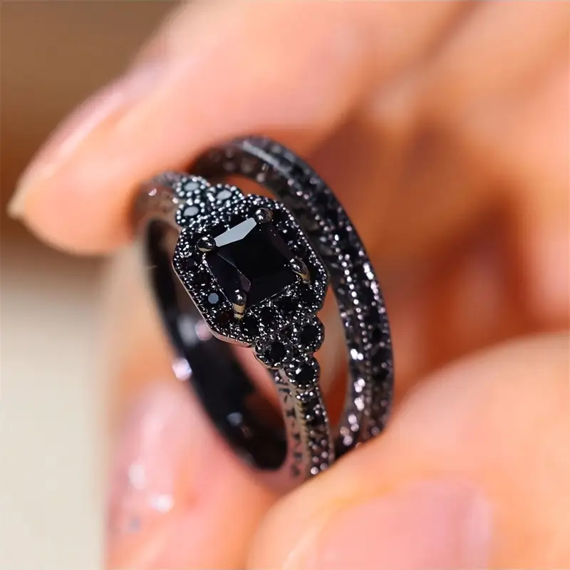 Bague Vintage Noir